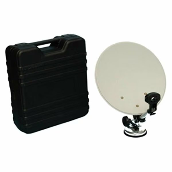 14 Inch - 35x40cm DigiMonster Camping set Dish in Plastic Case with 1 x Dual LNB, Homevision Technology, Mfr#: DWD35T